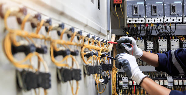 Professional Electrician technician working in Linton Hall, VA